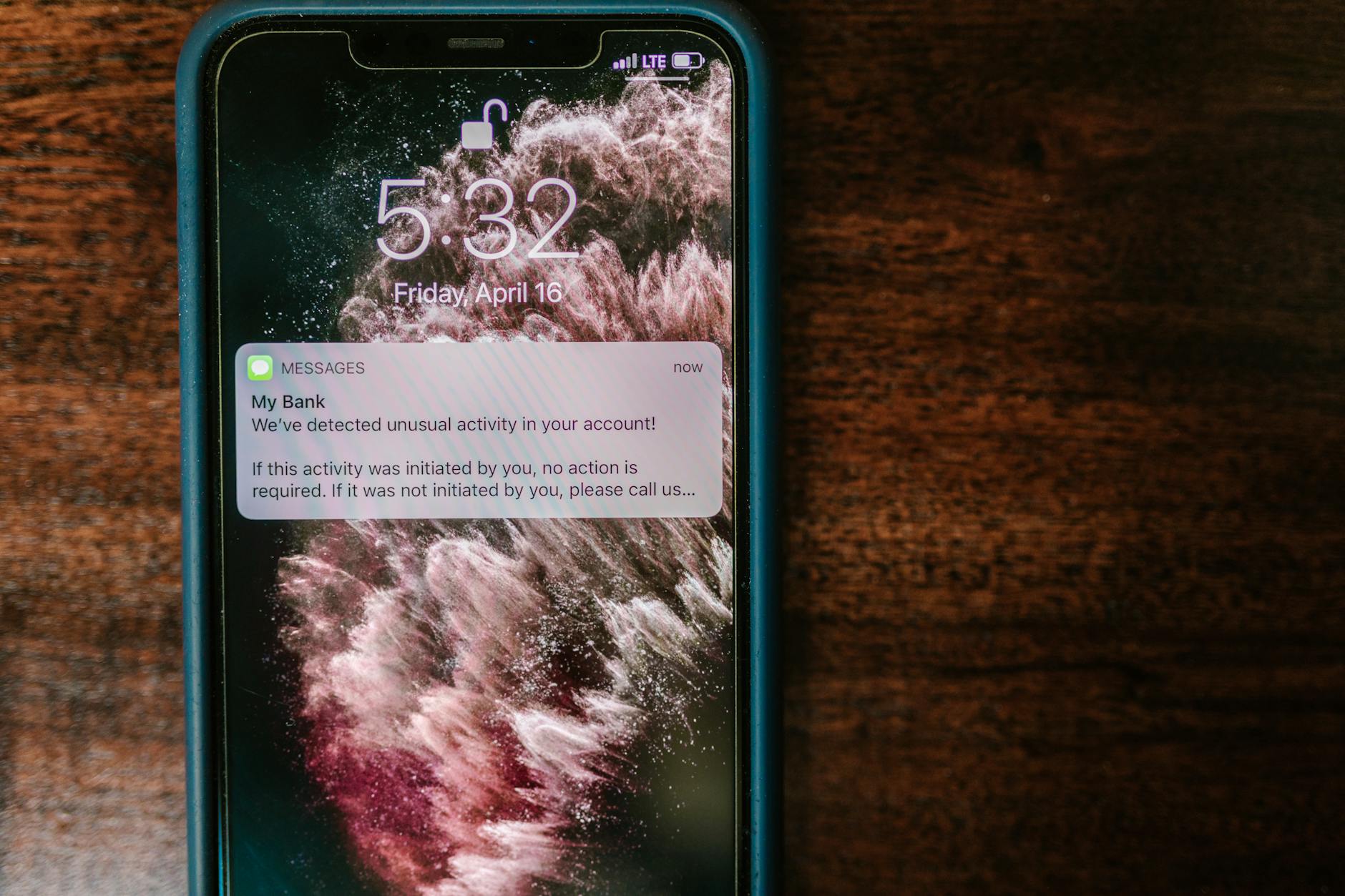 Notification push sur un smartphone